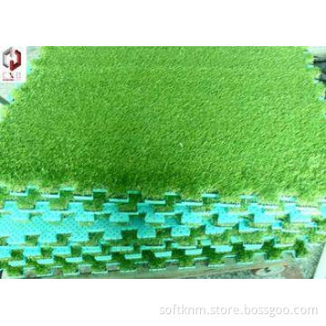 Landscaping Artificial Grass , Green Fake Turf Grass 3/8inc